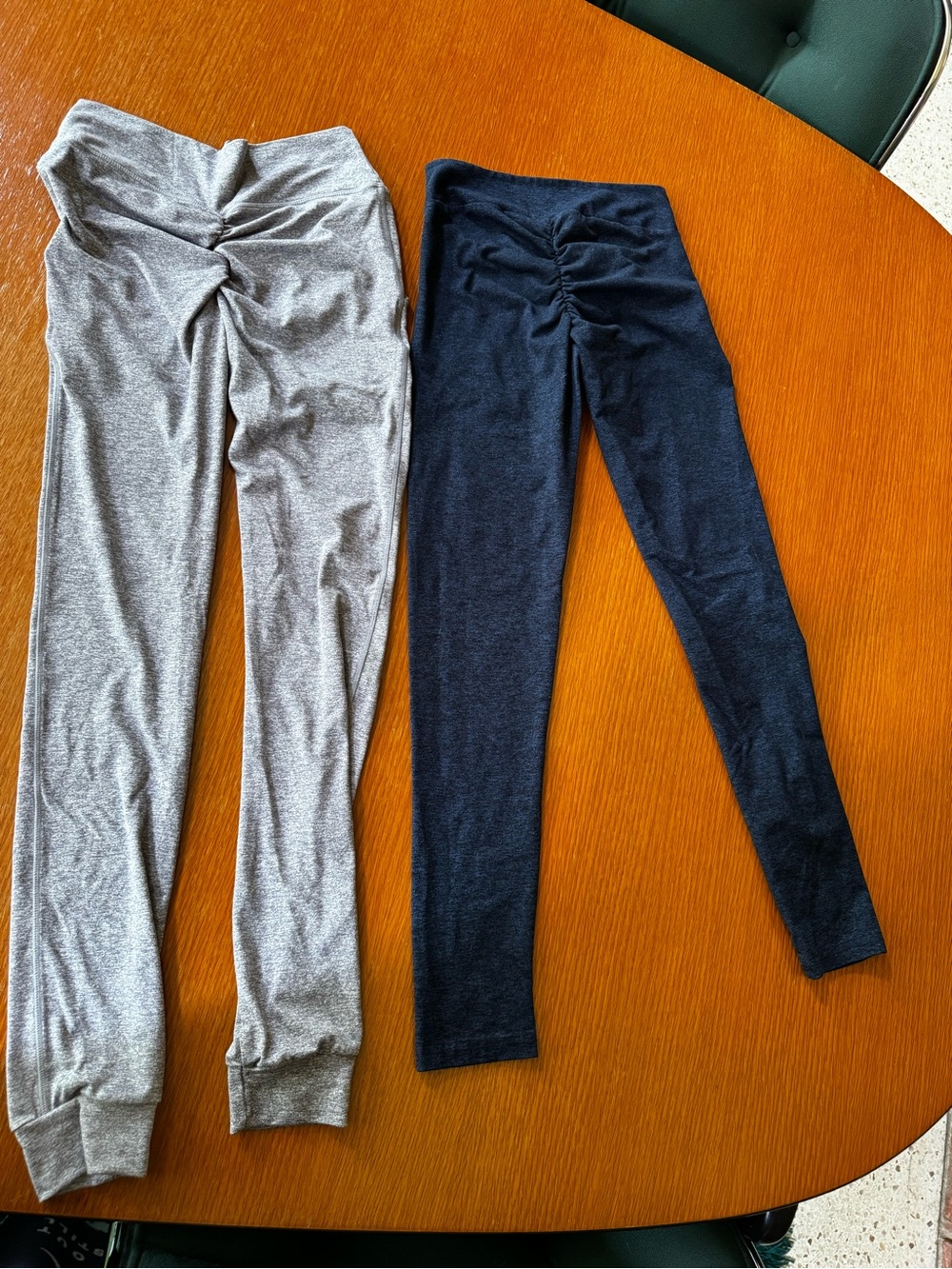 Celestial Bodiez Leggings in Gray and Navy